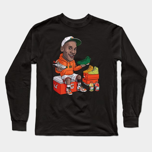 BASKETBALLART - jordan shoess Long Sleeve T-Shirt by JORDAN-ART23